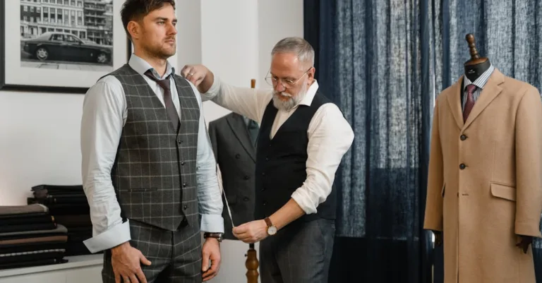 retouches de costumes pour hommes à saint sever : ajustements précis et service de qualité pour un costume parfaitement adapté à votre silhouette.