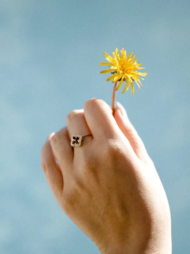 petite bague fleur