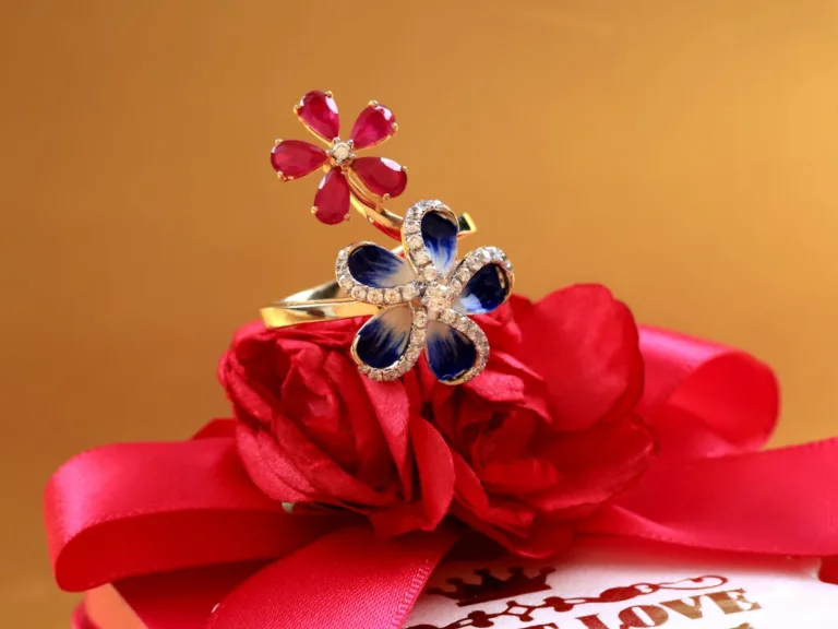 jolie bague fleur